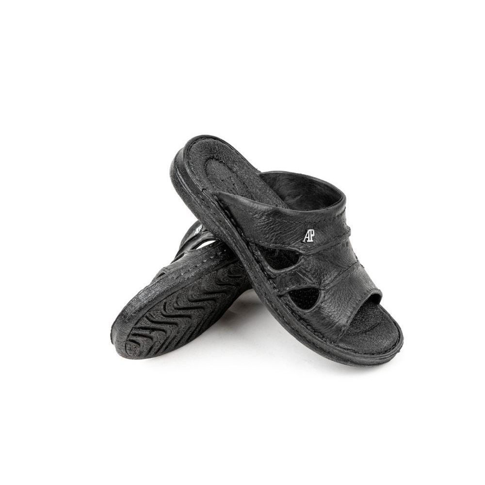 Sandal Slop Pria AP 987 Hitam - Sandal Slide