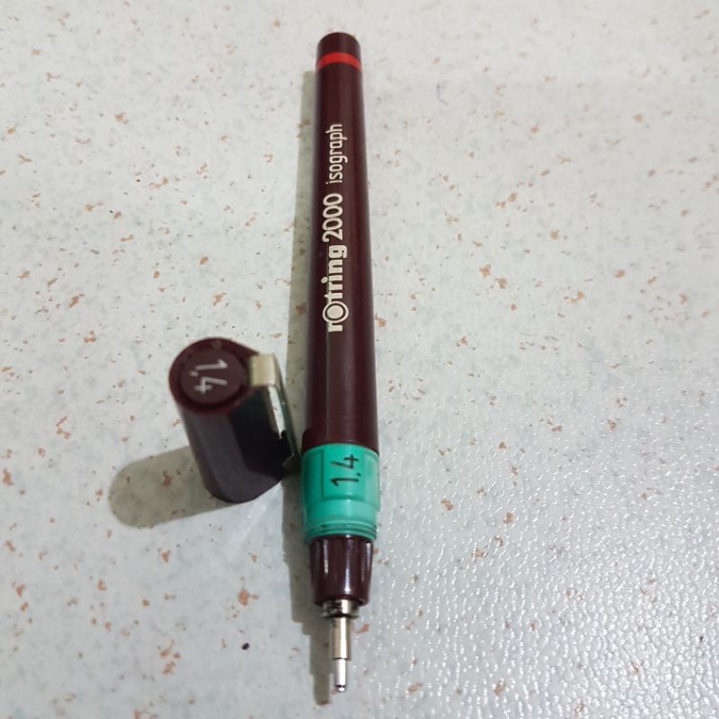 

Langka Rotring 2000 Isograph 1.4 rapido jerman pulpen gambar teknik