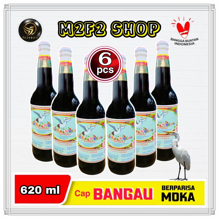 

SIROP / SIRUP MANIS CAP BANGAU / BANGO RASA MOKA - 620 ML (6 PCS)