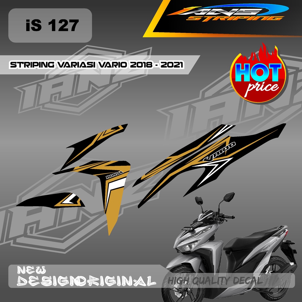 DECAL STIKER - DECAL STIKER BODY HONDA VARIO 125 / 150 BAHAN HOLOGRAM / NON HOLOGRAM IS127