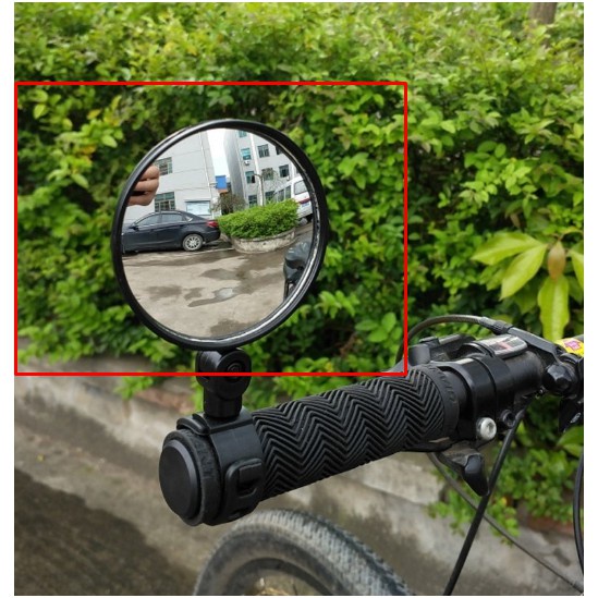 Kaca Spion SEPEDA stang adjustable blind spot mirror 360 derajat