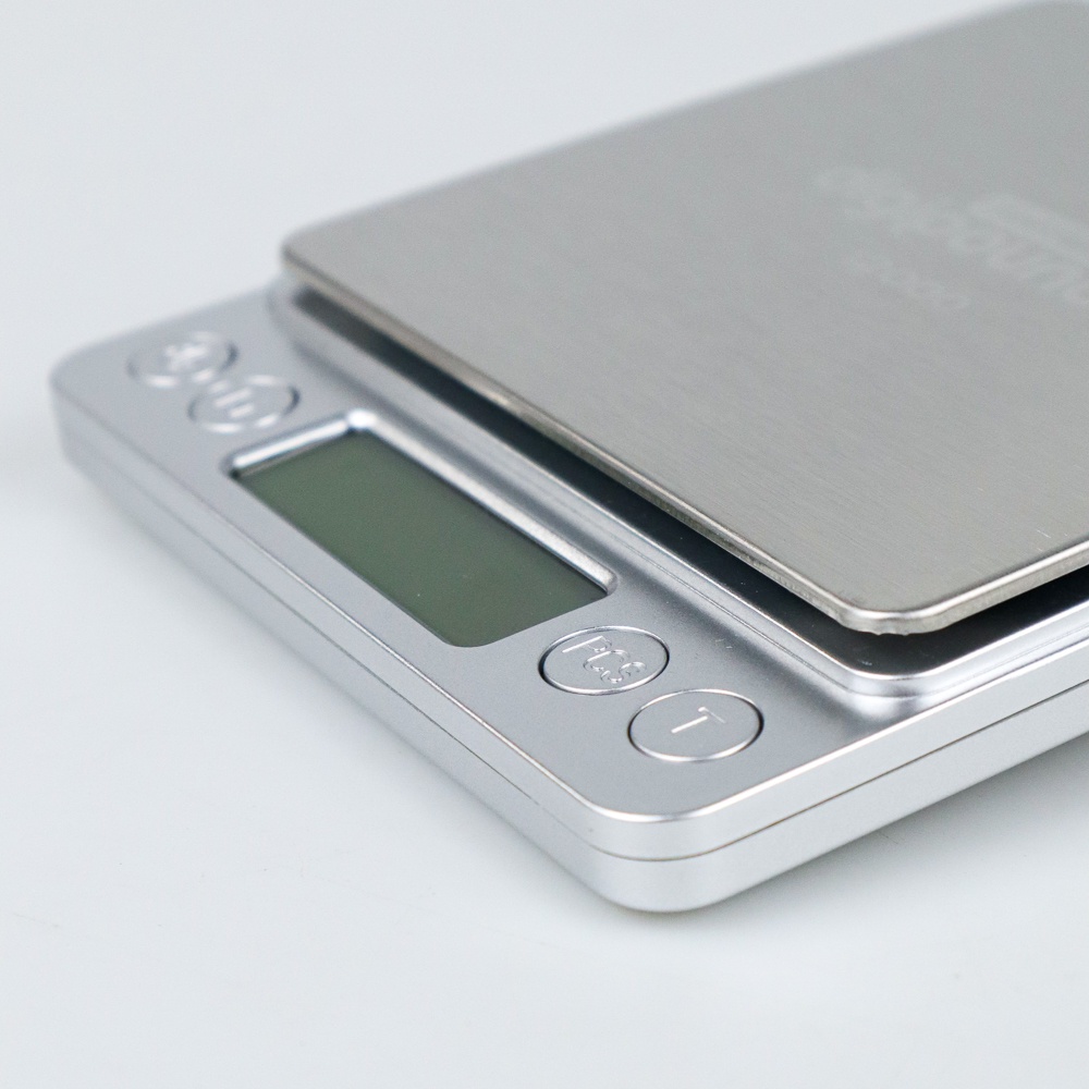TAFFWARE TIMBANGAN DAPUR DIGIPOUNDS i2000 MINI DIGITAL SCALE MAX 3KG / 1KG MIN 0.1G SILVER