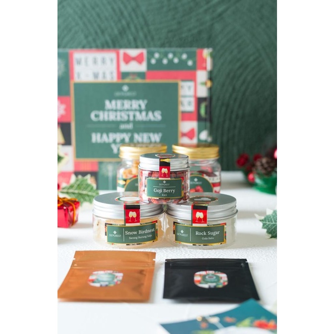 

Hampers Natal Paket Lengkap Snow Birdnest Osmanthus Flower Premium