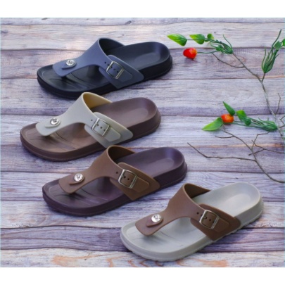 LYSASHOP - Ukuran 36-44 Sandal Karet Jepit Dewasa Laki-Laki Perempuan Polos Merek Dulux Empek Nyaman