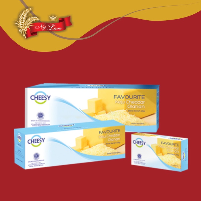 

CHEESY Favourite Cheddar / Keju Cheddar Olahan 1.9 kg