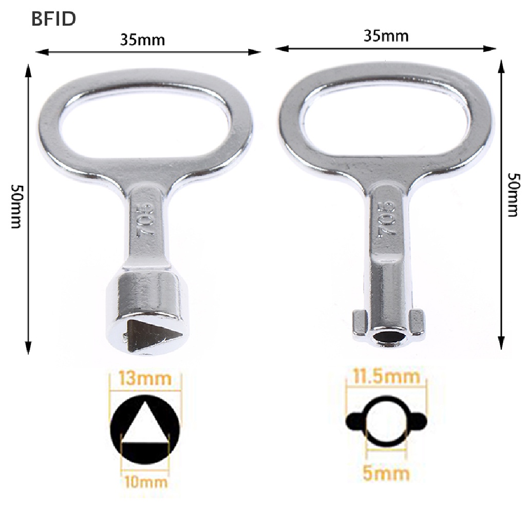 [BFID] Kunci Panel Kunci Universal Wrench Triangle/Socket Lemari Listrik Box Switch [ID]