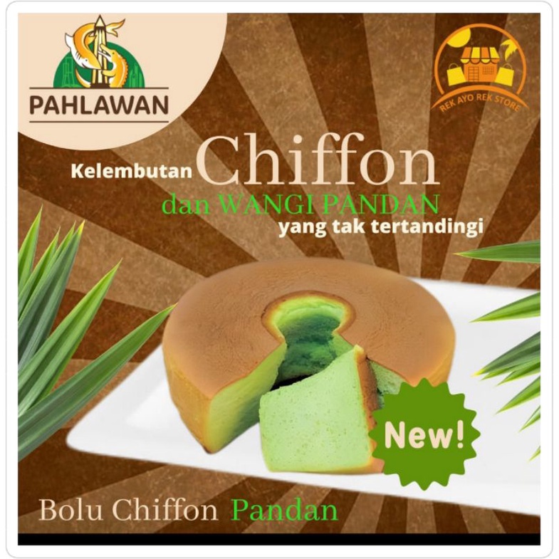 

CHIFFON CAKE PANDAN