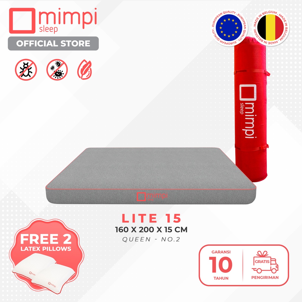 Kasur Mimpi Lite 15 cm 160 x200 (Kasur Latex)