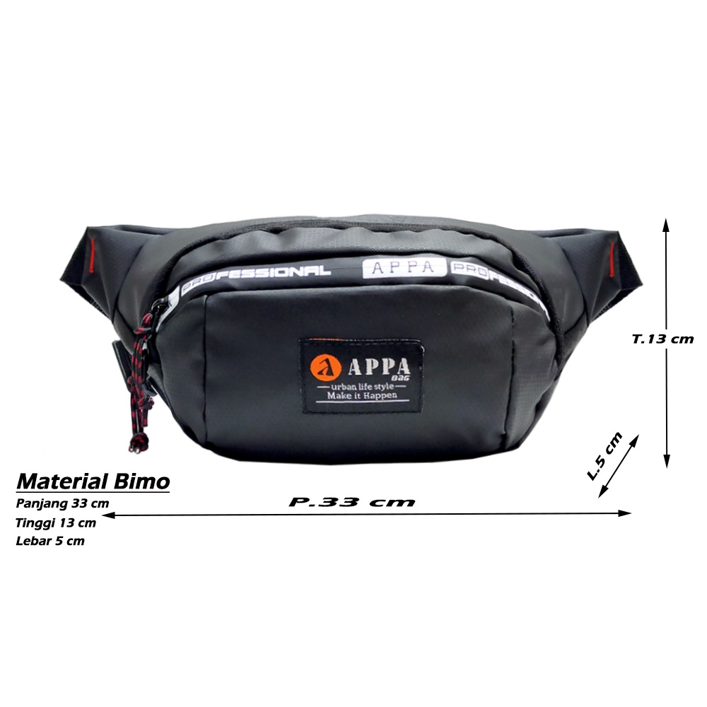 BIG SALE!! Paket 2 IN 1 Tas Ransel 12L Distro Original + Tas Pinggang Original Pria / Wanita TERBARU!!