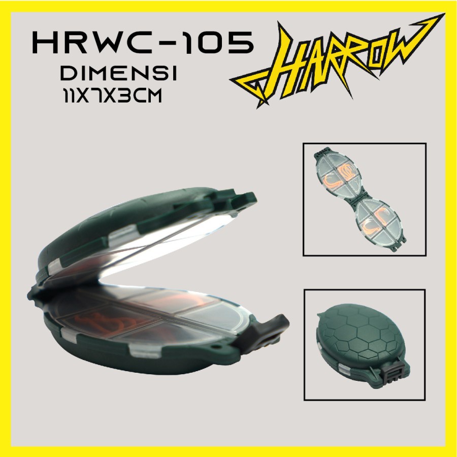 Kotak Pancing Sekat 12 Harrow HRWC-105-2