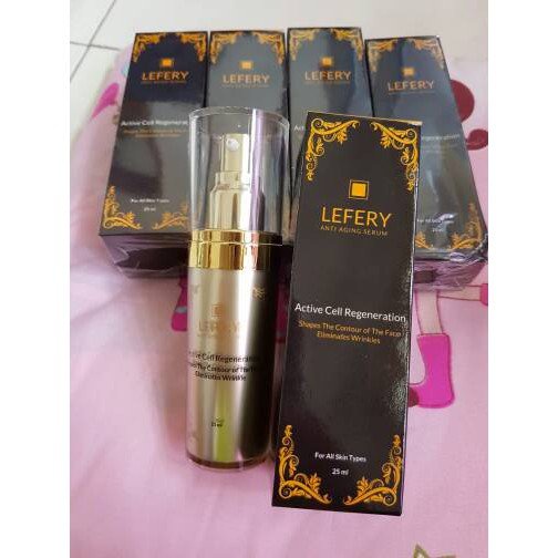 BISA COD | LEFERY Lefery Serum Anti Aging Gold Asli Original Terbaik Tanpa Efek Samping