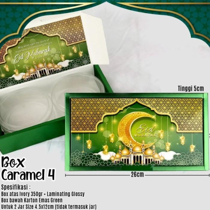 

Kotak Kardus Box Lebaran Idul Fitri Cookies Kuker Muat 2 Toples 250Gr 053