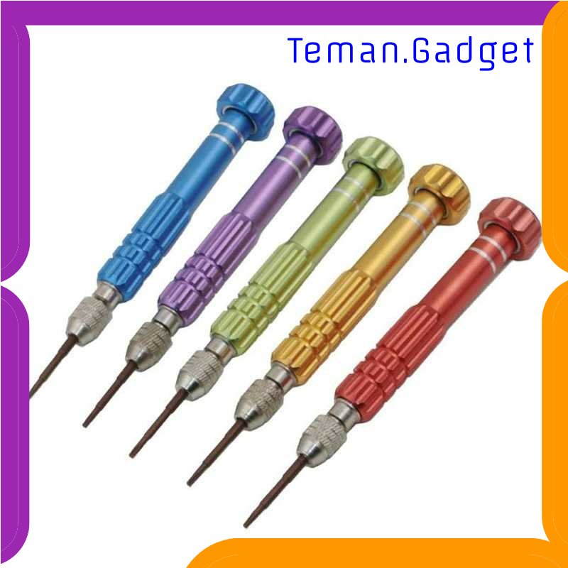 TG-PKK Obeng Set 5 in 1 Reparasi Smartphone Maintenance Tools - T-JC501LSD