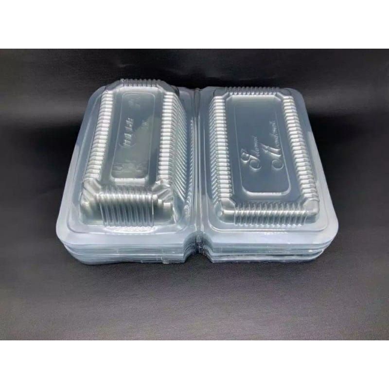ISI 100Pcs Mika Plastik Ukuran 5x Mika Kotak Makanan Nasi Bolu
