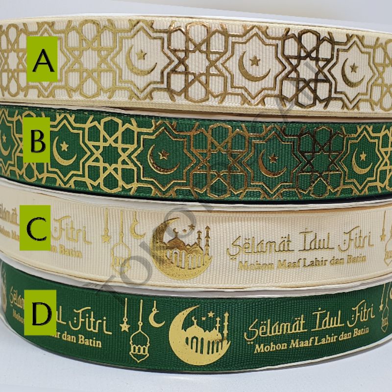 

PITA LEBARAN GROSSGRAIN LEBAR 25MM HARGA PER YARD