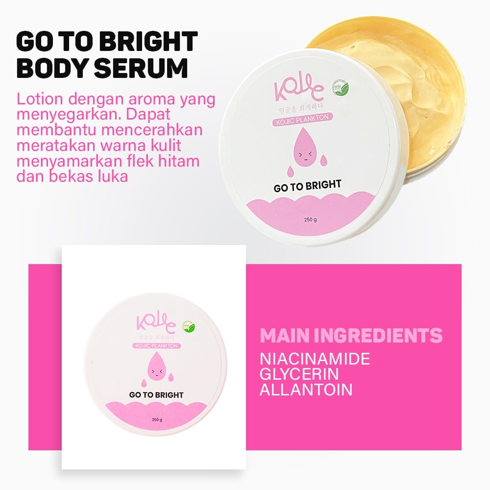 KOJIC SERUM Body Serum Go to Bright by Kojic Plankton