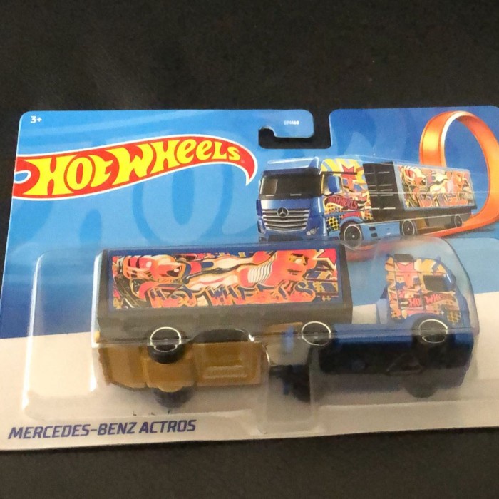 MERCEDES BENZ ACTROS HOTWHEELS BIRU TERMURAH