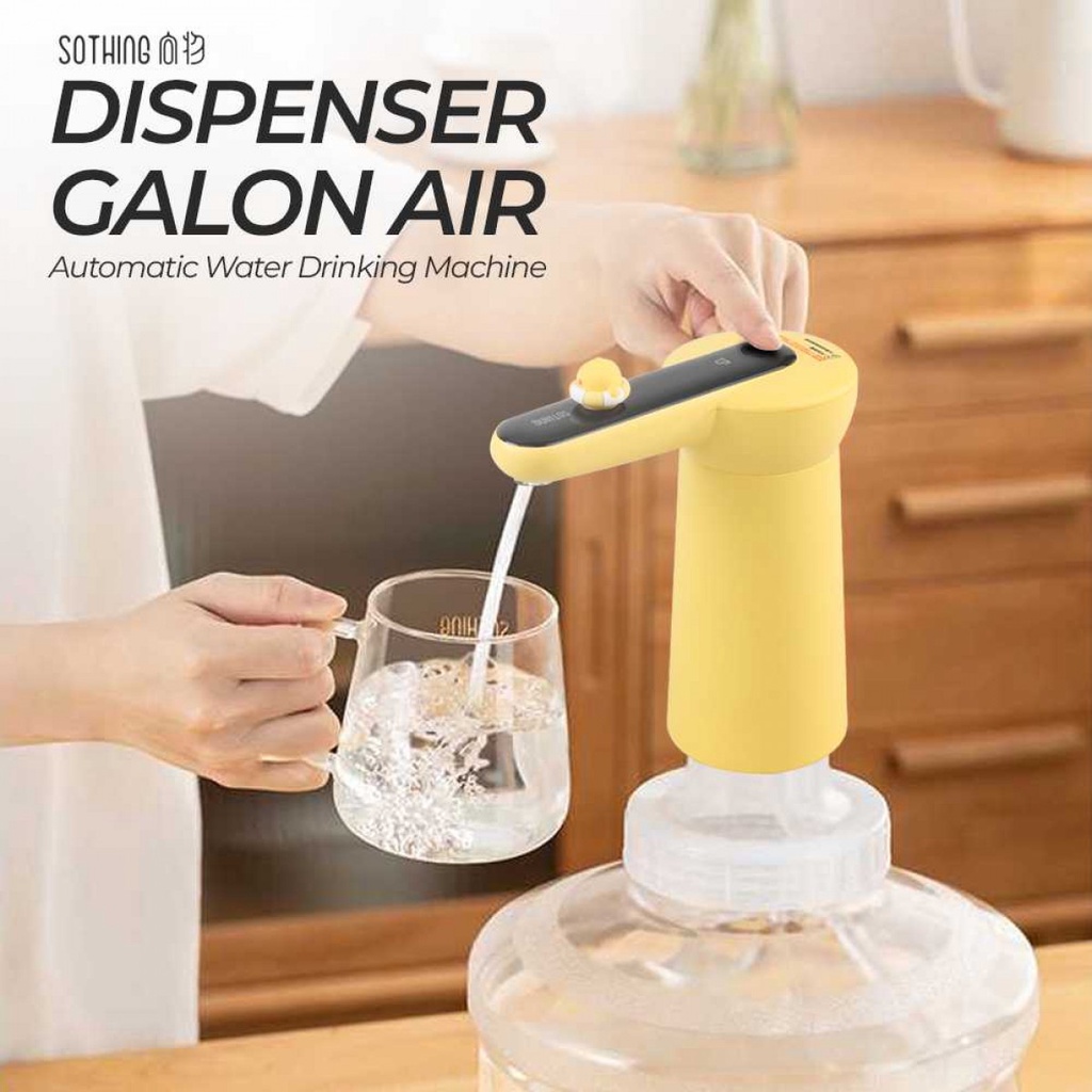 Dispenser Pompa Galon Air Elektrik Otomatis Water Drinking Machine Pro
