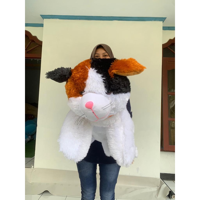 SNI BONEKA KUCING JUMBO 1 meter CAT ESMERALDA SNI untuk kado ulang tahun anak pacar teman laki perempuan pria wanita cowok cewek   gemes import ori premium original JUMBO BESAR MINI KECIL  everly.id everlyid gemoy lucu