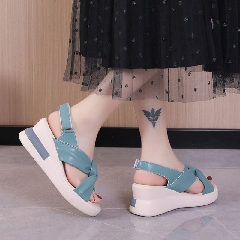 SNM1113 - Sandal Wedges Fashion Wanita Import