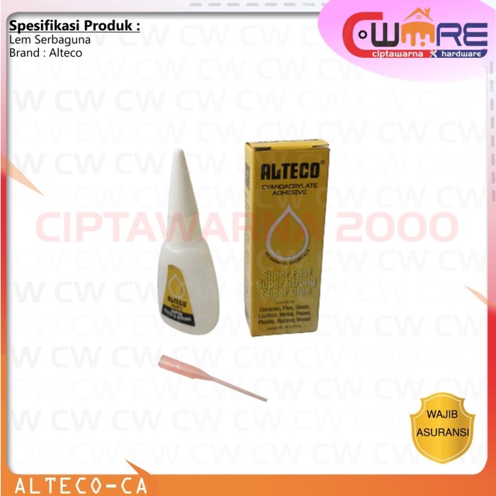 

{{{{{{] Adhesive ALTECO Lem jepang serbaguna 20 gr