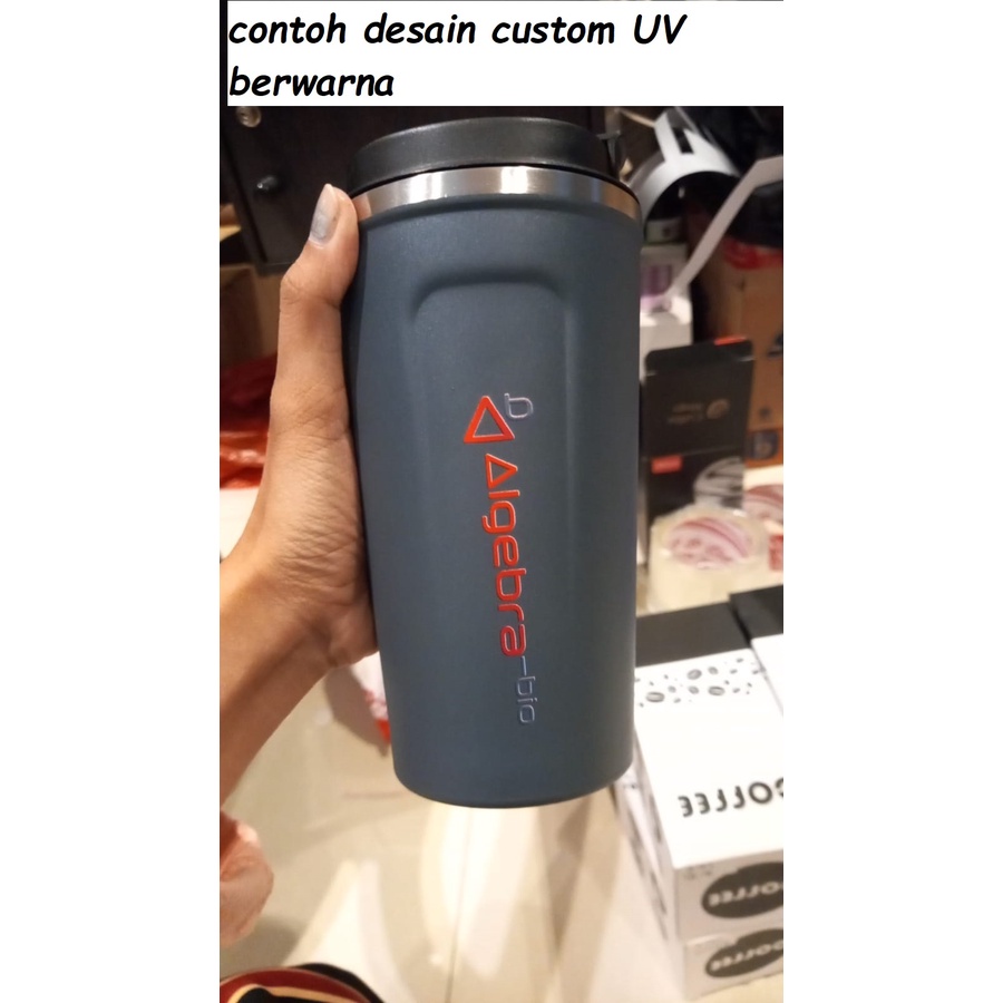 coffee tumbler mug travel portable / thermos minuman kopi / termos air panas stainless / thermo cup ( menerima custom LOGO )