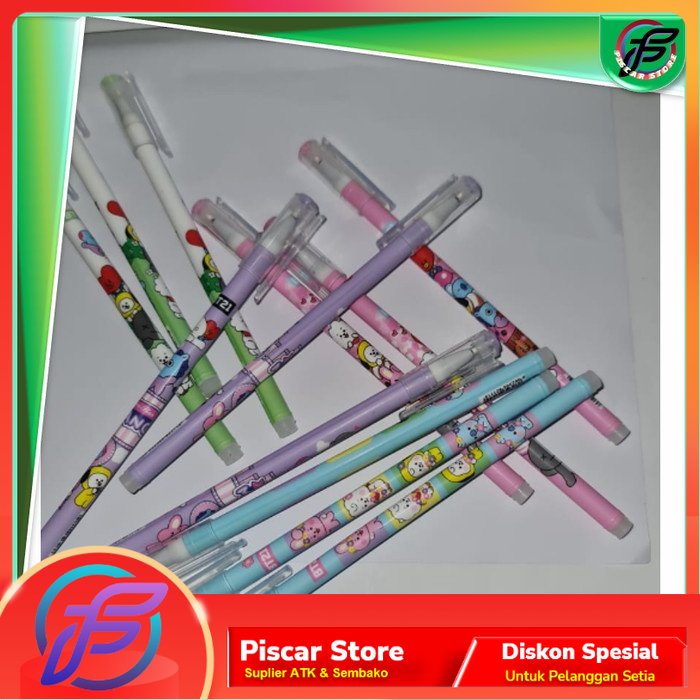 

ECERAN pen mekanik gel hapus/erasable pen lucu fancy