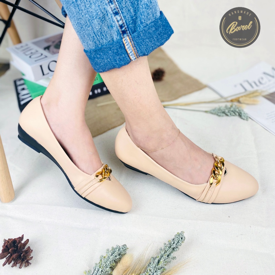 Barel - Rantai Sepatu flat wanita sepatu flatshoes sepatu teplek wanita Pantopel Wanita Sepatu Kerja Sepatu Kantor Wanita Sepatu Formal sepatu kasual casual sepatu hangout