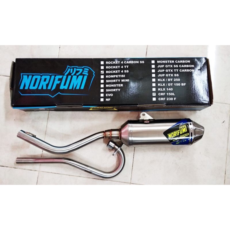 Knalpot Merek Norifumi Rocket 4 SS ORIGINAL