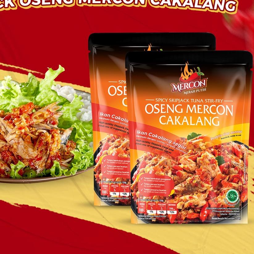 

✺ Mercon Merah Putih - Hemat Combo Berdua || 2 x Oseng Mercon Cakalang ✧