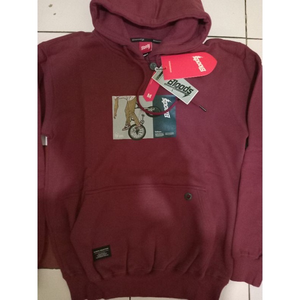 HOODIE BLOODS Rollie 02 Maroon