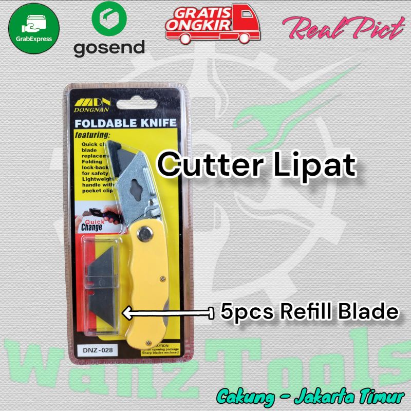 

Folding - Foldable Knife - Pisau Cutter Lipat Gipsum Sheet