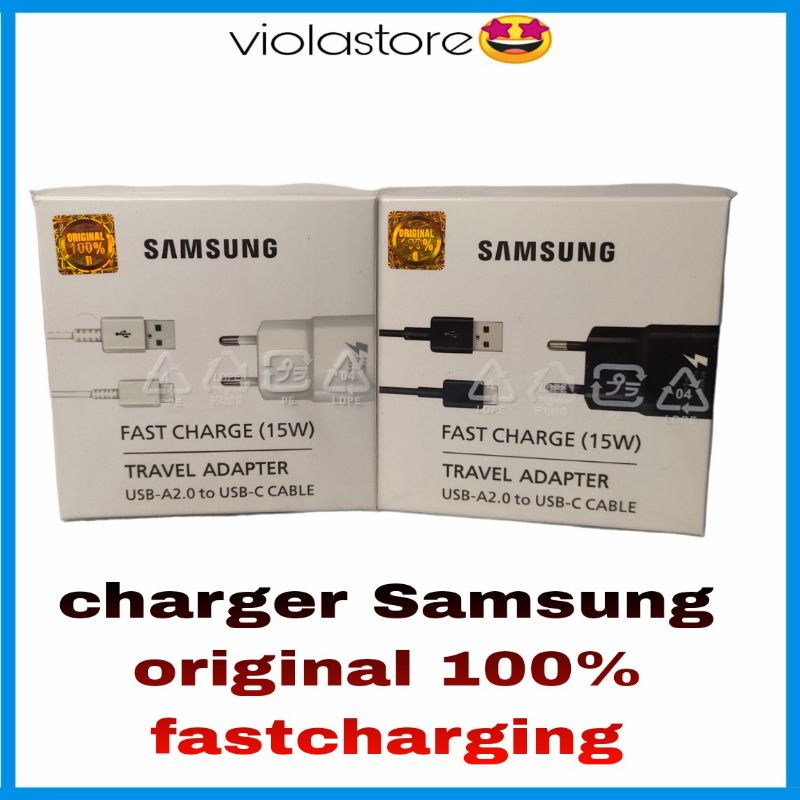 Charger Samsung Tipe C Original 100% Fast Charging 15W