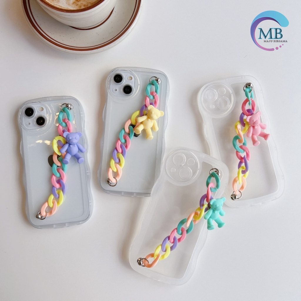 GC01 SOFTCASE GELOMBANG WAVE CLEAR RANTAI FOR OPPO A71 A74 A95 F19 A8 A31 A83 F1S A59 F5 YOUTH F7 F11 PRO RENO 4 4F 5 5F A94 F19 6 7 8 7Z A96 8 PRO MB4263