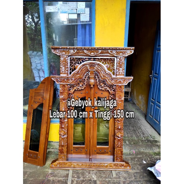 jendela gebyok ukir pintu kaca berkualitas