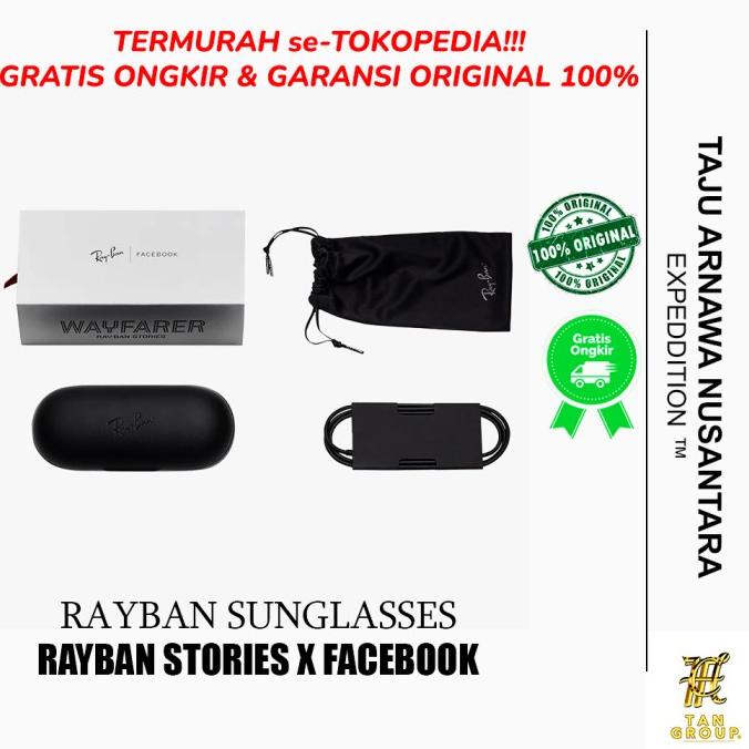MURAH RayBan Stories Ray Ban X Facebook ORIGINAL IMPORT USA 100%
