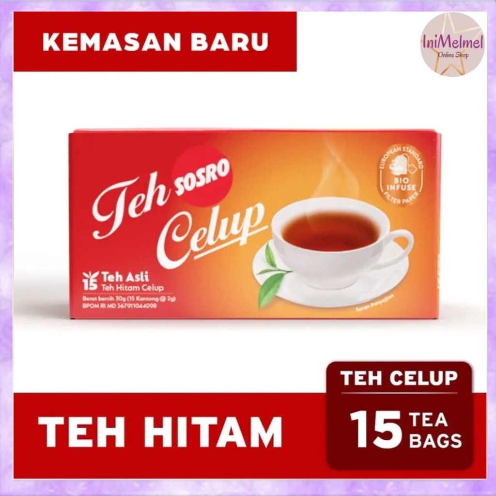 

Sosro Teh Celup isi 15 | Teh Hitam Celup isi 15 pcs