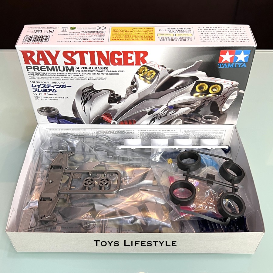 Mainan Rakit Mobil Tamiya Mini 4WD - Ray Stinger (ORIGINAL)