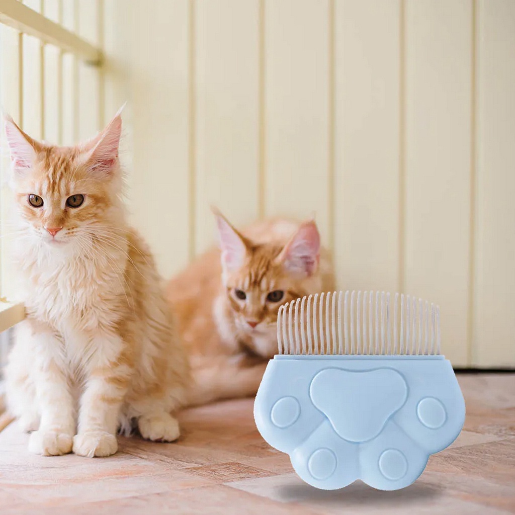 Mini Pet Comb - Sisir Pijat Kucing Anjing Bulu Pendek - Pet Dog Cat Brush