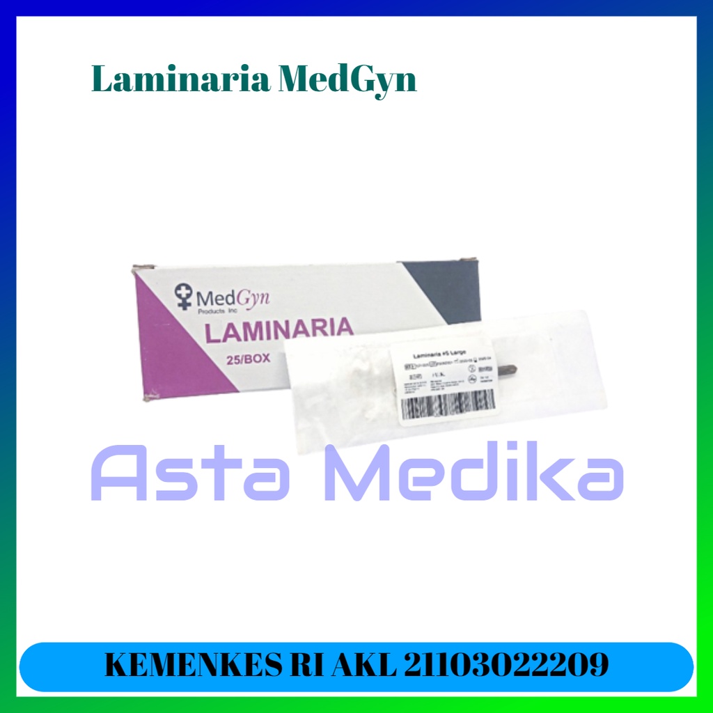 Laminaria MedGyn S M L XL Vertical Dilator Pembuka Mulut Rahim MedGyn