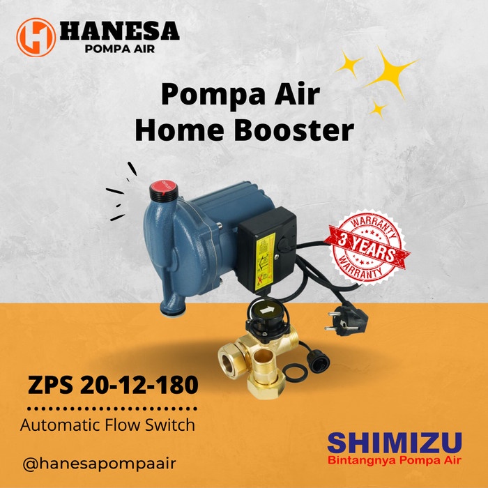 @=@=@=@=] Shimizu ZPS 20-12-180 Pompa Booster Otomatis
