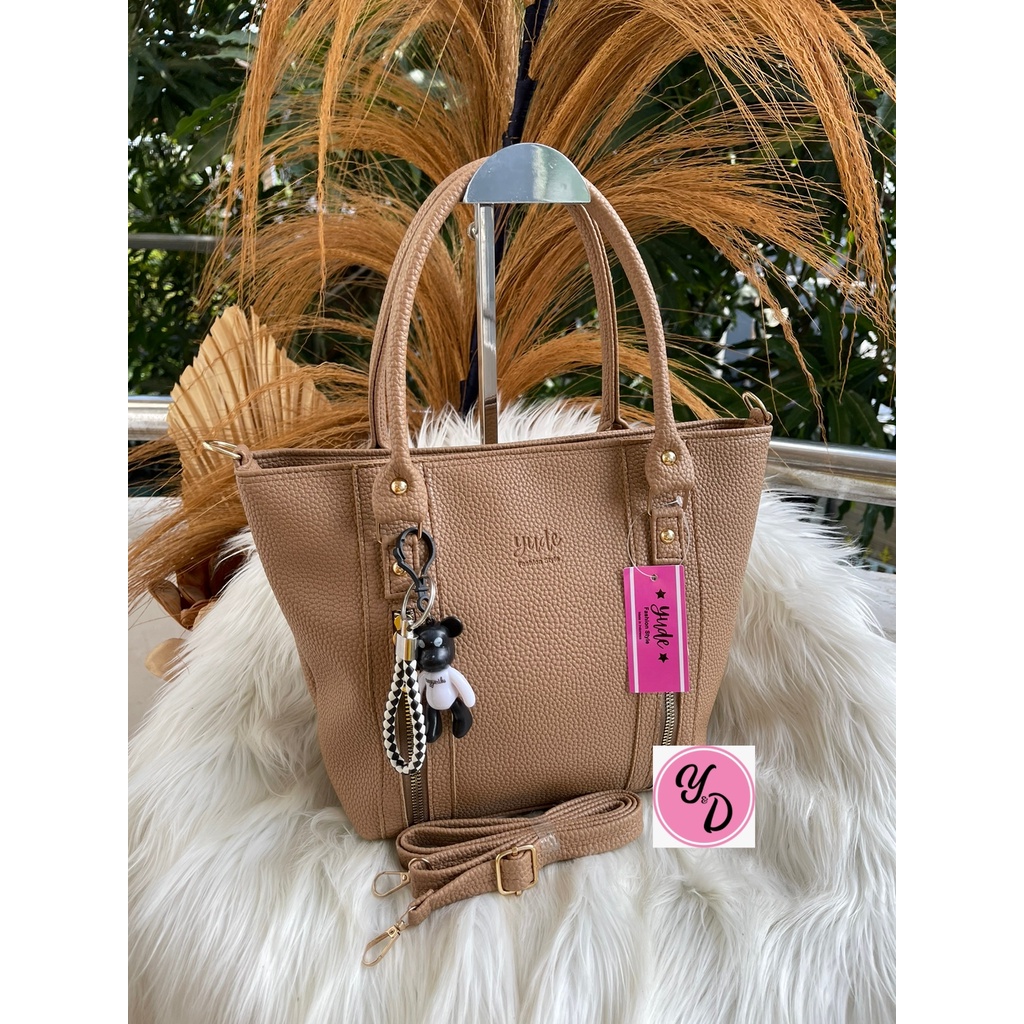 YUDE!! TOTE BAG WANITA TERBARU BAHAN KULIT JERUK IMPORT / TAS BAHU KERJA CEWE TERBARU FASHION KEKINIAN