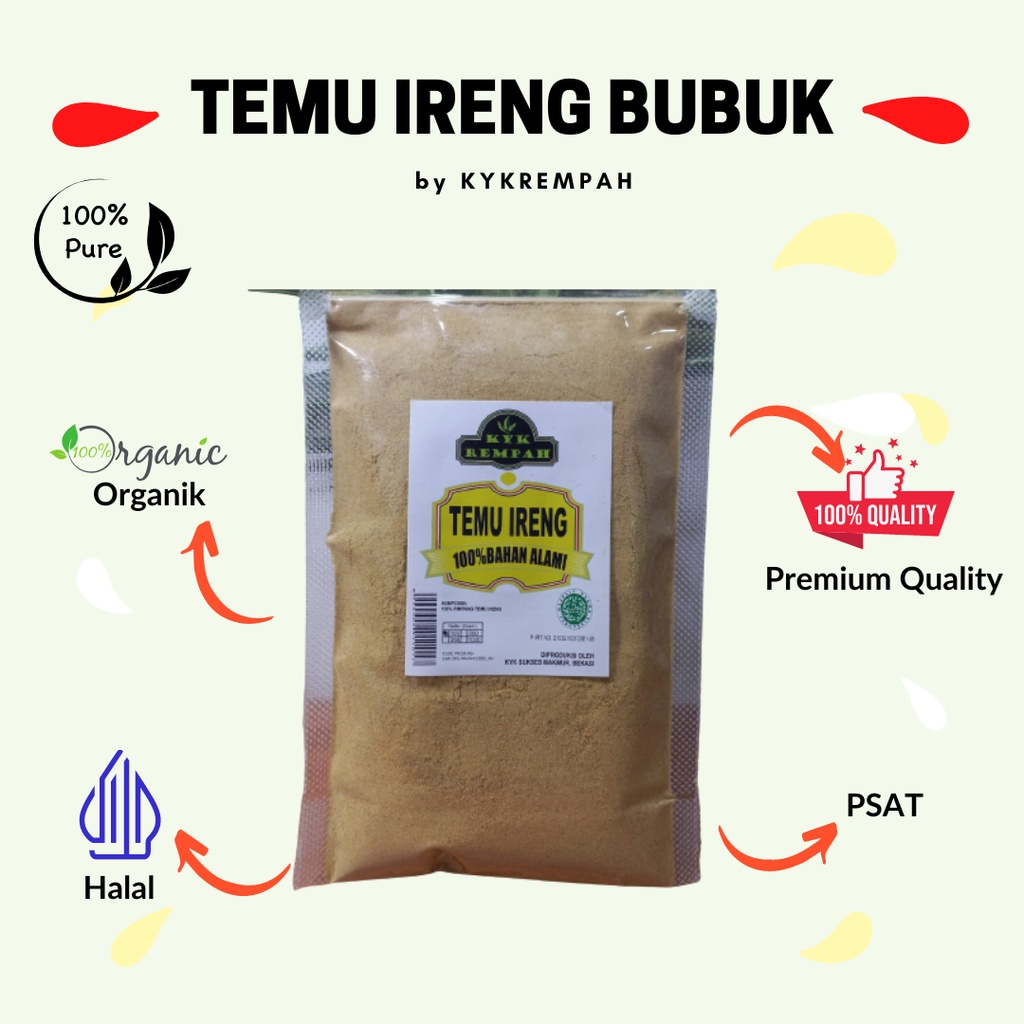 

TEMU IRENG/HITAM Bubuk Murni [100 gram]