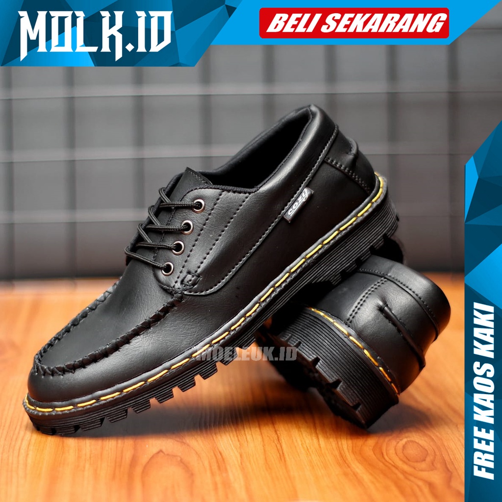 MOLK Sepatu Pantofel Formal Pria Casual Kerja Kantor Original