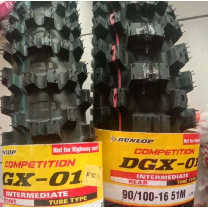 Ban Motor DUNLOP DGX-01 Tubetype Trail Ring 16, 18, 19, 21, DGX 01 1 DGX01 90/100/70/100/80/100/100