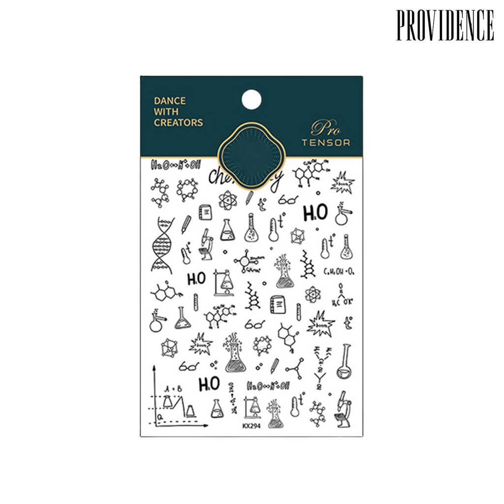 Providence 1lembar Wanita Patch Kuku Tipis Tiga Dimensi Dilepas Wearable Great Stickiness Nails DIY Penutup Penuh Kimia Gaya Stiker Kuku Aksesoris Kuku