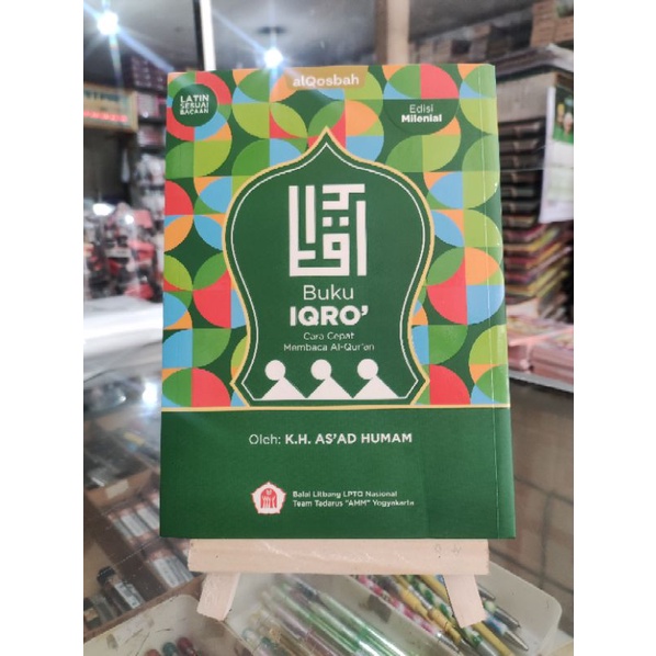 Buku Iqro' Milenial. jilid 1 sampai 6. Latin sesuai Bacaan. uk. a5