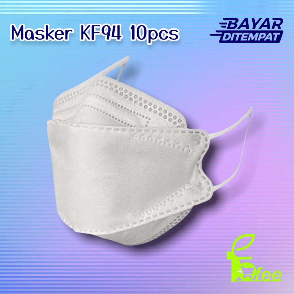 IMPORT - Masker KF94 KN95 Korea 4 ply 10 pcs Disposable Mask