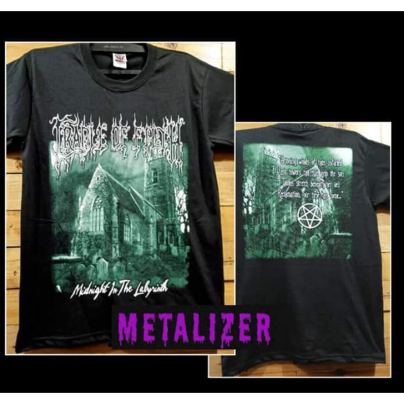 KAOS MUSIK METAL PUNK ROCK ALTERNATIVE HARDCORE CRADLE OF FILTH MIDNIGHT IN THE LABYRINTH ORIGINAL P