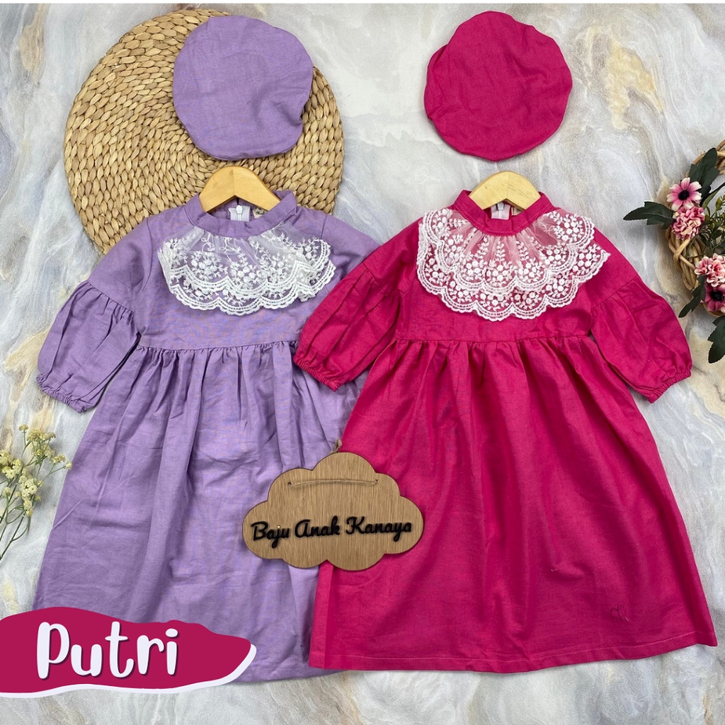 2-5TH GAMIS ANAK PUTRI INCLUDE BARET LONG DRESS ANAK PEREMPUAN GAMIS ANAK PEREMPUAN V2